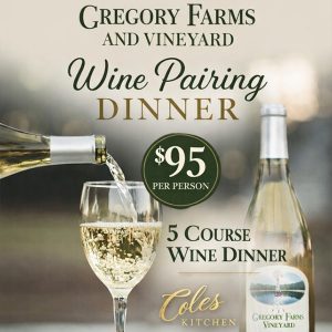 Wine Pairing Dinner